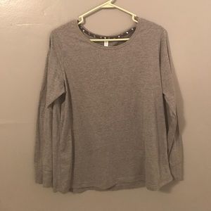 Gray Long Sleeve Shirt